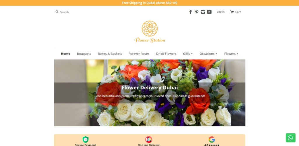 Flower Station's Homepage