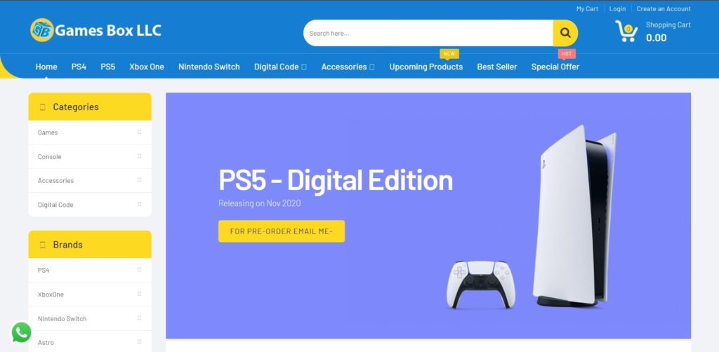 Games Box LLC's Homepage