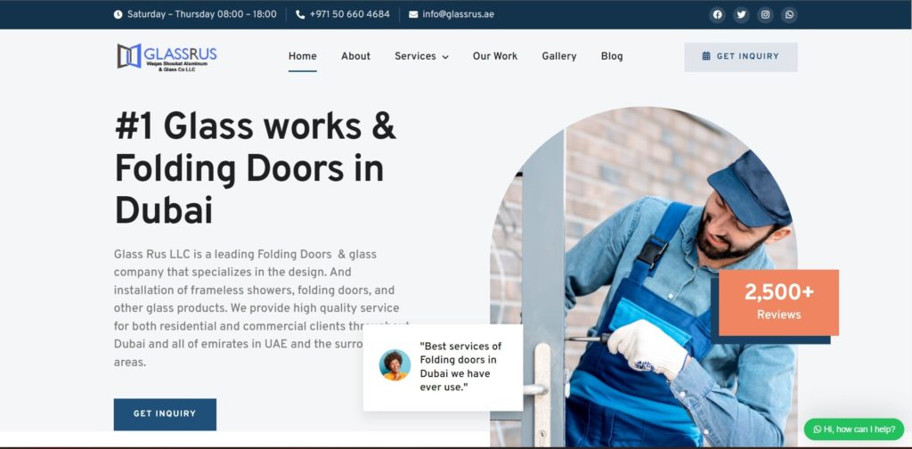 Glass R’Us Homepage