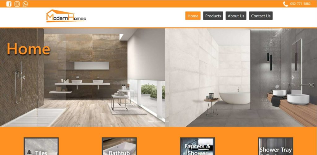 Modern Homes Dubai's Homepage
