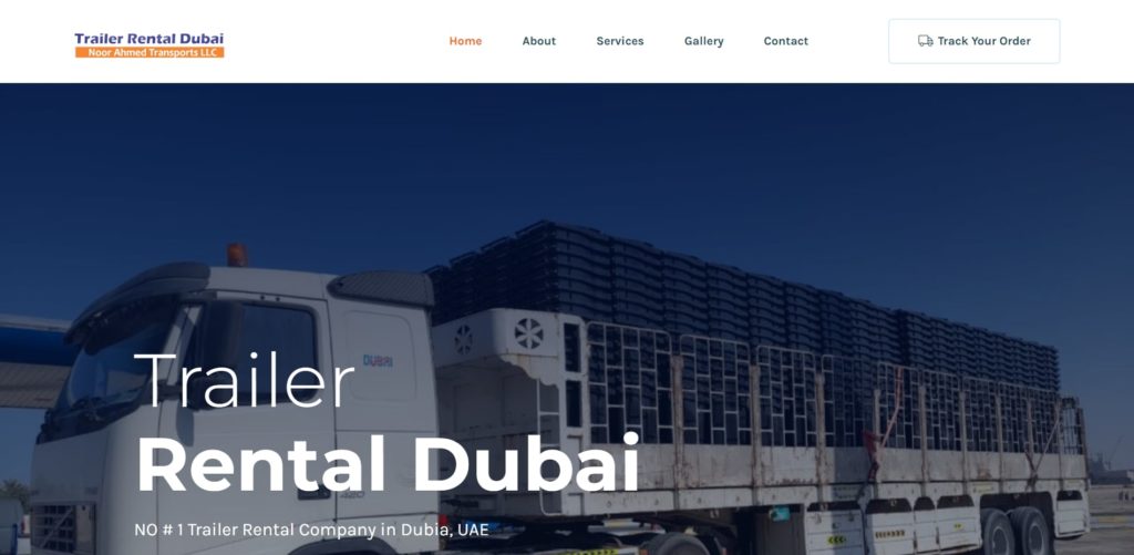 Noor Ahmed Transports Homepage