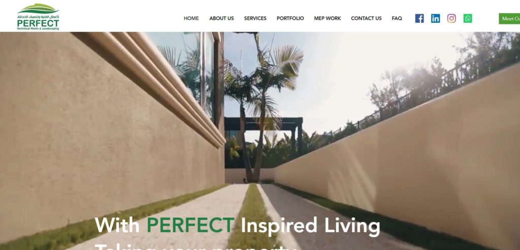 Perfect Technical Works & Landscaping's Homepage