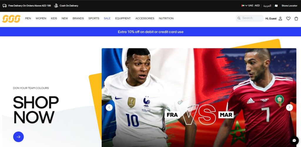 Sun and Sand Sports Homepage
