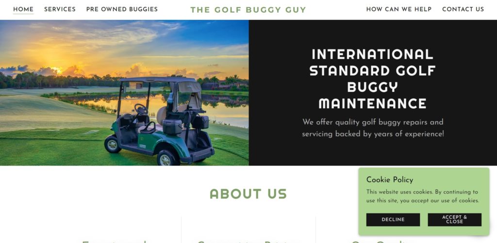 The Golf Buggy Guy's Homepage