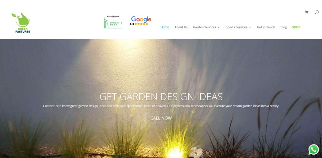 Green Pastures Homepage