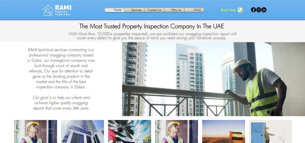 RAMI Property Inspections Homepage