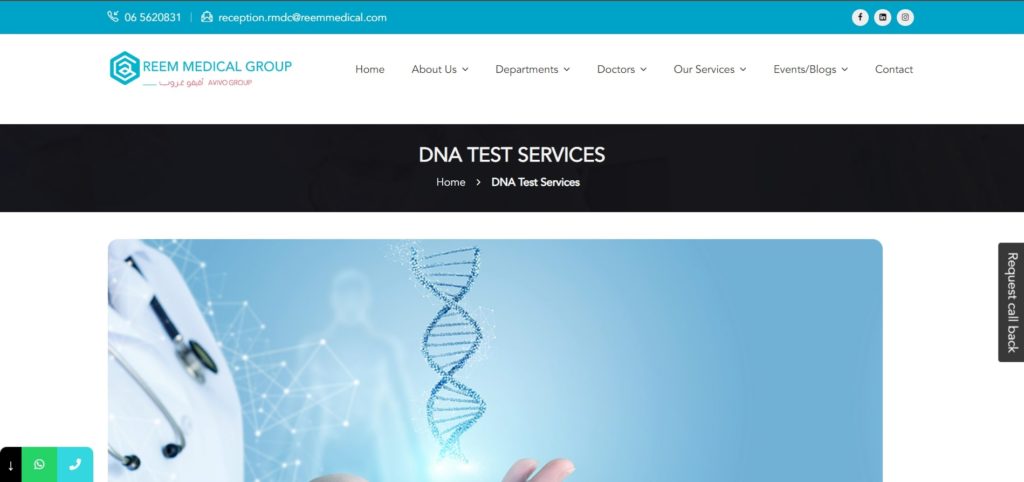 Reem Medical Group's Homepage