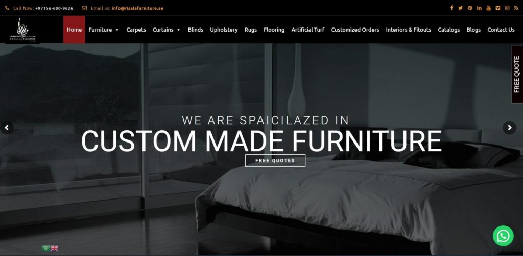 Risala Furniture's Homepage