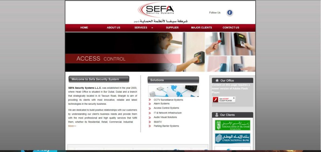 Sefa Security Systems Homepage