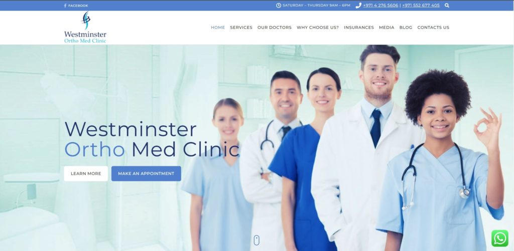 Westminster Ortho Med Clinic'S Homepage