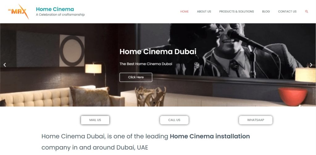 3D Max Home Cinema's Homepage