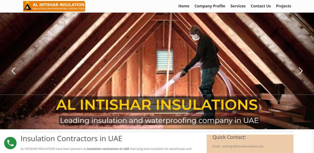Al Intishar Insulation's Homepage