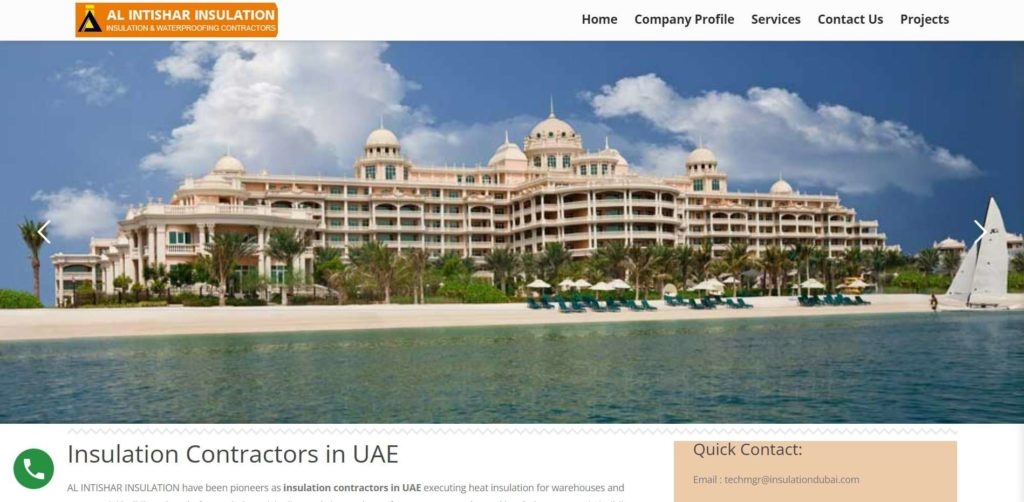 Al Intishar Insulation's Homepage