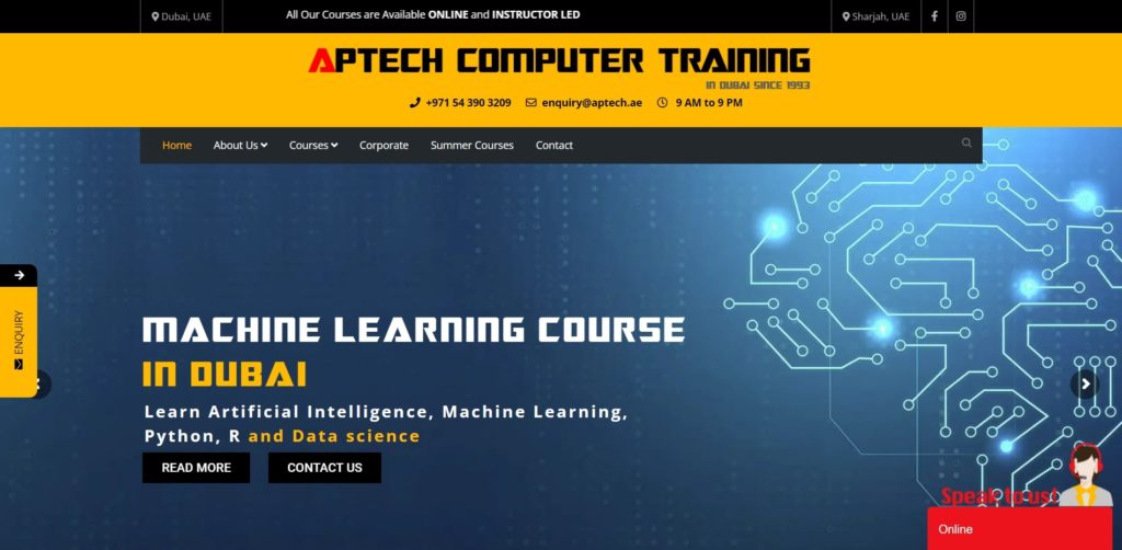 Aptech Computer Training's Homepage