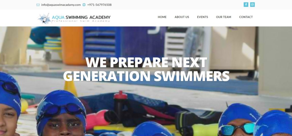 Aqua Swim Academy's Homepage