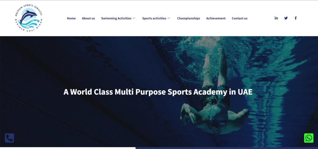 Dolphin Sports Academy's Homepage