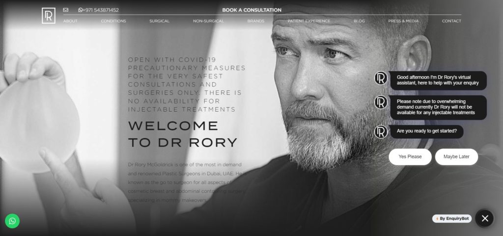 Dr. Rory McGoldrick's Homepage