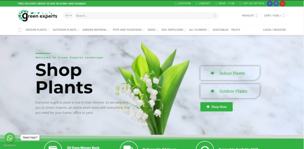 Green Experts Landscape's Homepage