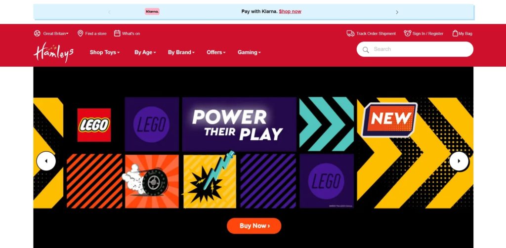 Hamley’s Homepage