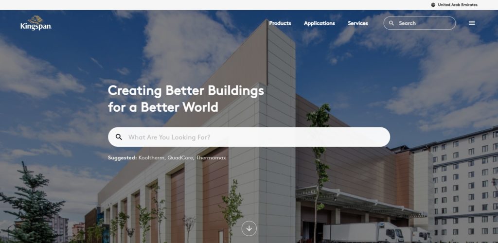 Kingspan Insulation's Homepage