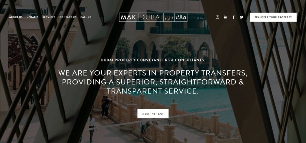MAK Dubai's Homepage