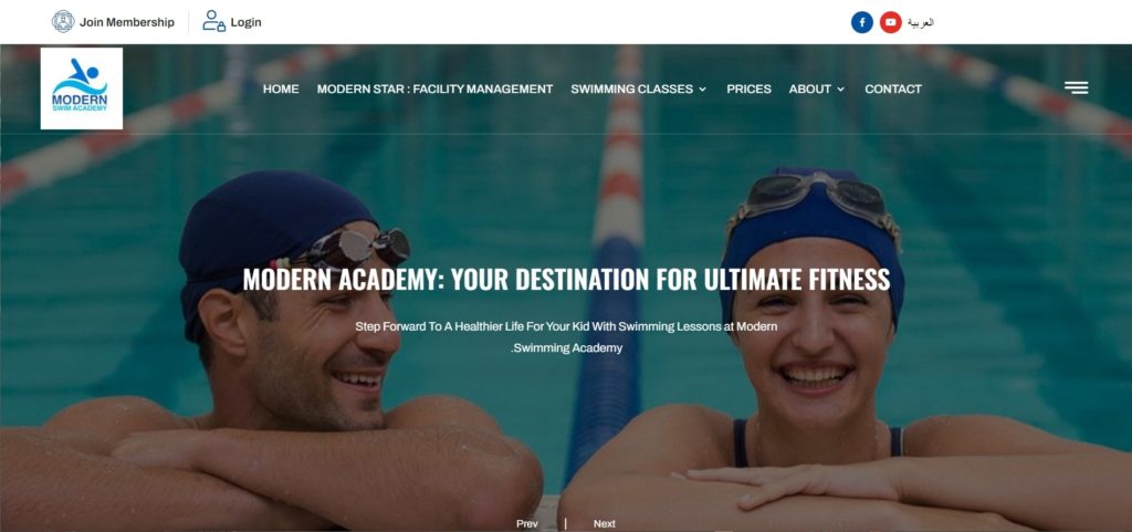 Modern Swim Academy's Homepage