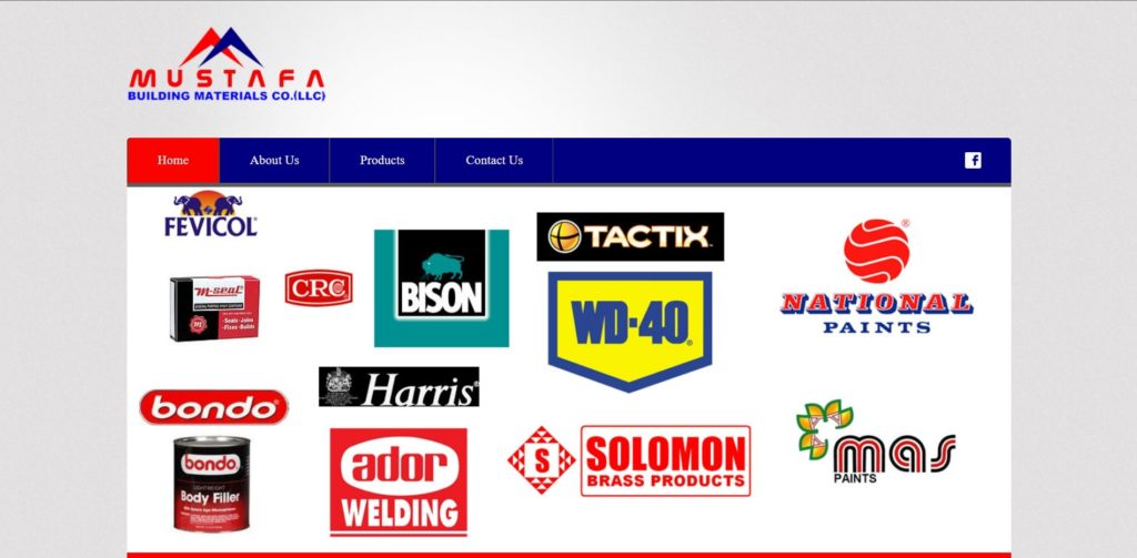 Mustafa Building Materials Co.'s Homepage