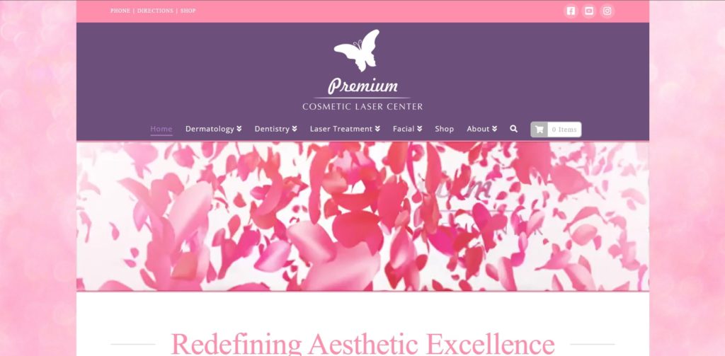 Premium Cosmetic Laser Centre's Homepage