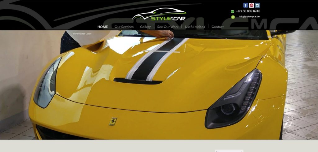 Style My Car's Homepage