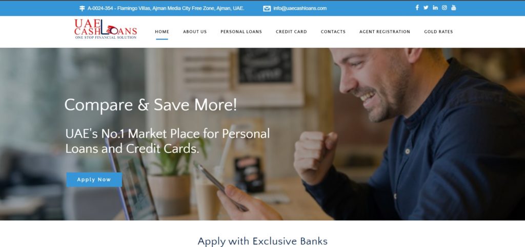 UAE Cash Loans Homepage