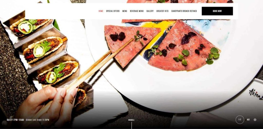 Akira Back' Homepage