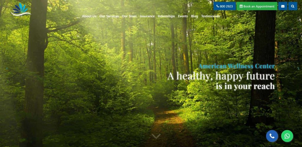 American Wellness Center's Homepage
