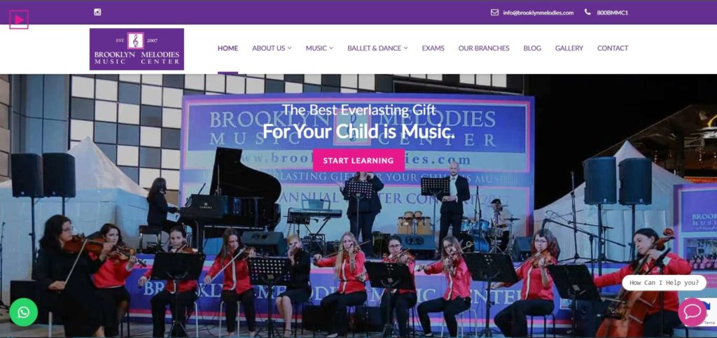 Brooklyn Melodies Music Center Homepage
