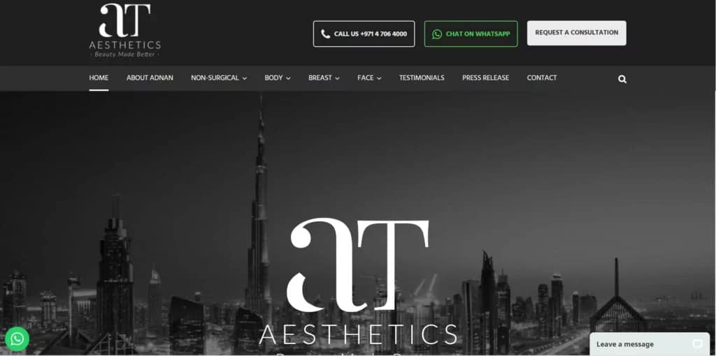 Dr Adnan Tahir Homepage