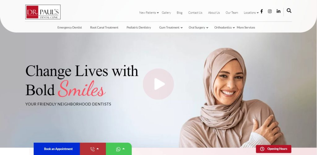 Dr. Paul’s Dental Clinic's Homepage