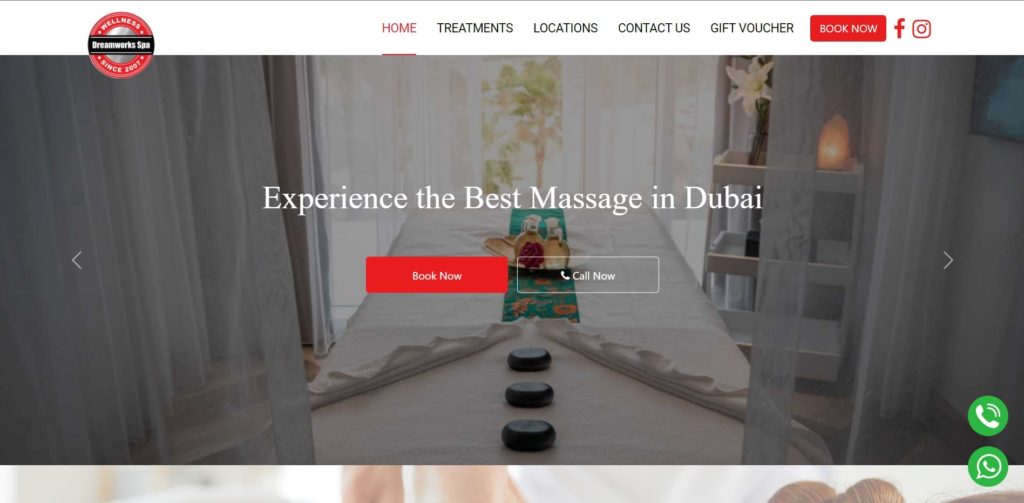 Dreamworks Spa's Homepage