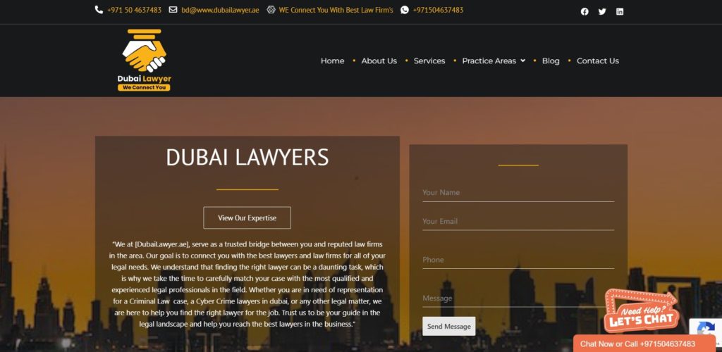 Dubai Lawyer's Homepage