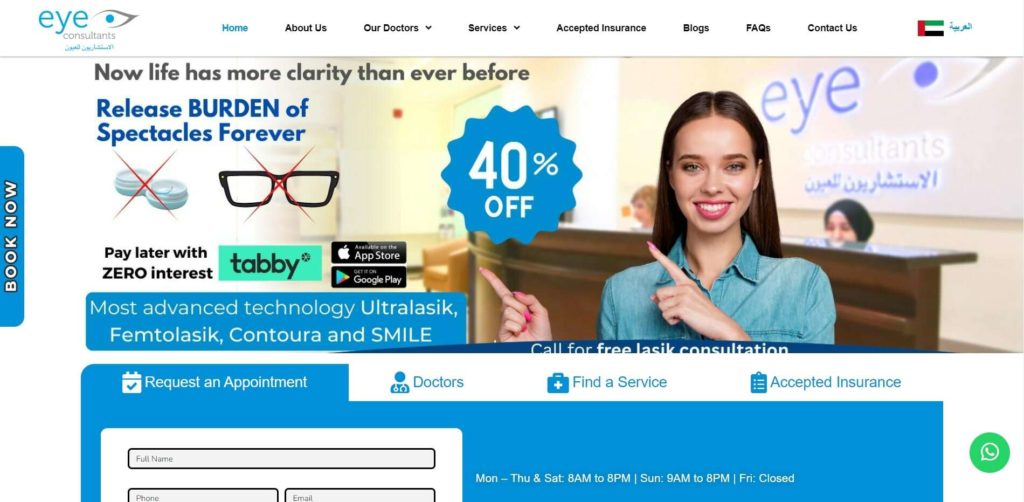 Eye Consultants Center's Homepage