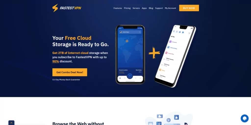 FastestVPN's Homepage