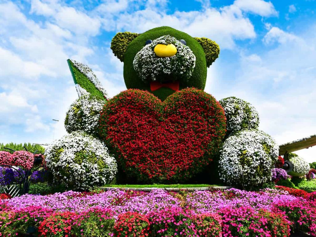 Find the Perfect Spot at Dubai Miracle Garden