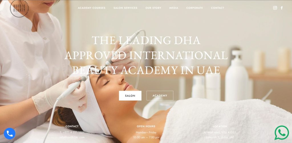 The Nordic International Beauty & Training Centre's Homepage