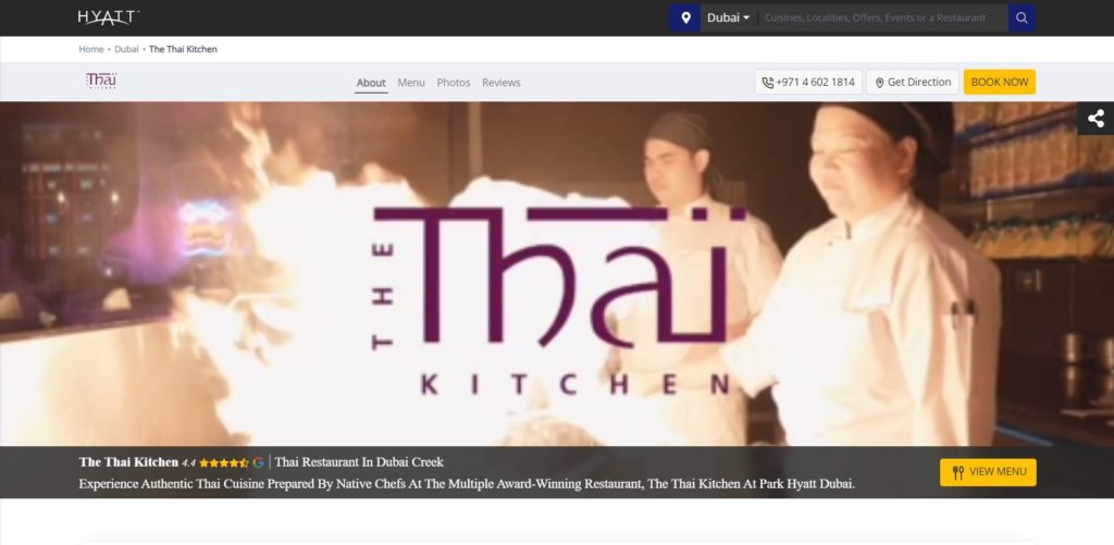 The Thai Kitchen's Homepage