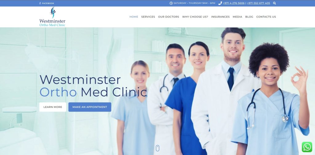 Westminster Ortho Med Clinic's Homepage