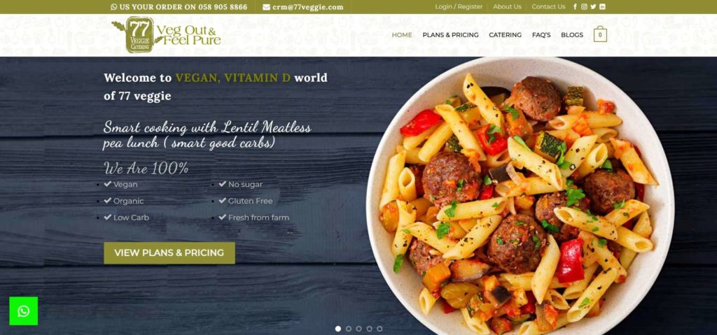77 Veggie's Homepage