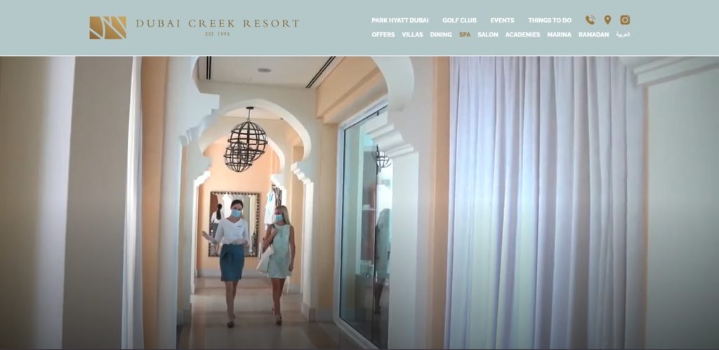 Amara Spa's Homepage