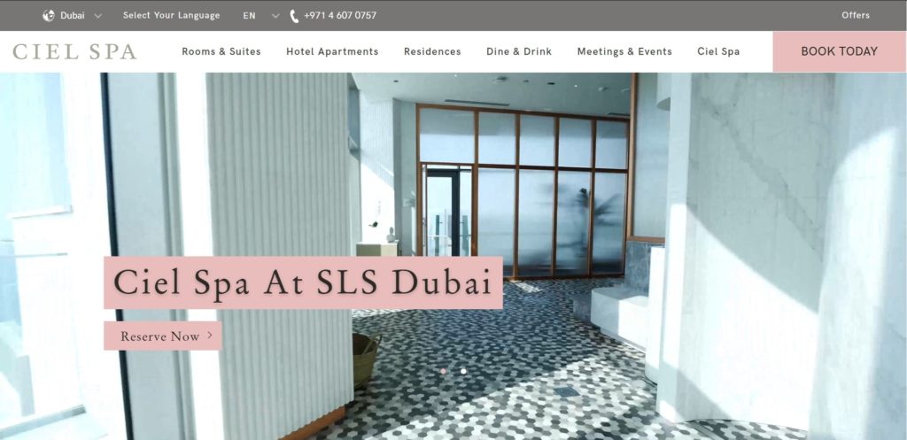 Ciel Spa - Dubai's Homepage