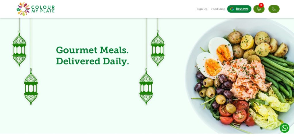 Colour My Plate's Homepage
