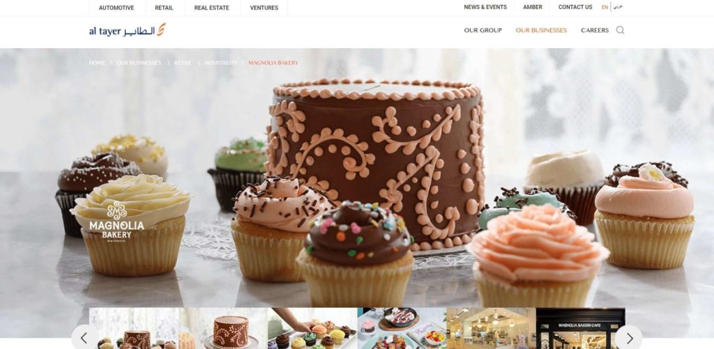 Magnolia Bakery's Homepage