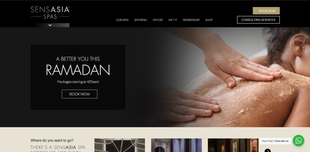 Sensasia Urban Spa's Homepage