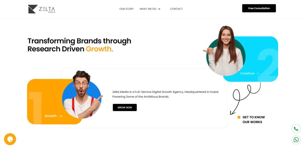 Zelta Media's Homepage